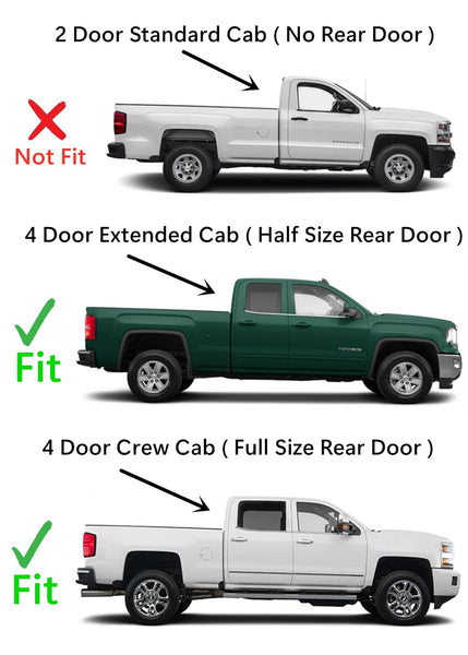 NAGD Front Right Passenger Side Door Window Glass For 07-11 GMC Sierra / Chevy Silverado