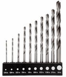 "15557 • PRECISION-CRAFTED 10 PIECE DRILL BIT SET: Versatile Collection of High-Quality Drill Bits for Precision Drilling in Various Materials"