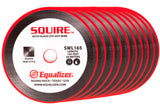 SWL165PKG Squire™ Wire 164' Roll (Pkg of 10) – High-Quality Automotive Glass Cutting Wire with Unique Twisting Action for Efficient Cutting, 0.25mm Flat Side & 0.35mm Diagonal Measurement, Ideal for Precision Glass Removal