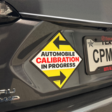 CPM1215 • "Calibration in Progress" Vehicle Safety Magnet for ADAS and Diagnostic Procedures