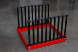 Equalizer® EWR918 9-Slot Windshield Rack with 18" Masts – Durable Steel Construction, LiteLock™ Stability, Weather-Resistant, Made in USA for Safe Windshield Transport