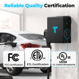 TOPDON PulseQ NEMA Splitter, 30A & 50A Smart Power Splitter for EV Chargers, Washers, Dryers & Appliances, NEMA 14-30 / 14-50 Plug, Smart Power Sharing, Overload & Overheat Protection, FCC & ETL Certified