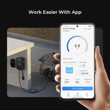 TOPDON PulseQ Level 2 EV Charger 40A 240V with App Control | NEMA 14-50 Plug, SAE J1772 Type 1 | Smart WiFi Home EV Charging Station | UL & Energy Star Certified | 3-Year Warranty