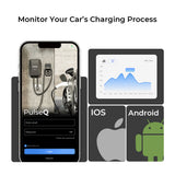 TOPDON PulseQ Level 2 EV Charger 40A 240V with App Control | NEMA 14-50 Plug, SAE J1772 Type 1 | Smart WiFi Home EV Charging Station | UL & Energy Star Certified | 3-Year Warranty