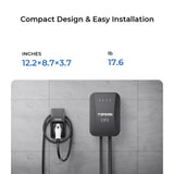 TOPDON PulseQ Level 2 EV Charger 40A 240V with App Control | NEMA 14-50 Plug, SAE J1772 Type 1 | Smart WiFi Home EV Charging Station | UL & Energy Star Certified | 3-Year Warranty