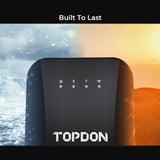 TOPDON PulseQ Level 2 EV Charger 40A 240V with App Control | NEMA 14-50 Plug, SAE J1772 Type 1 | Smart WiFi Home EV Charging Station | UL & Energy Star Certified | 3-Year Warranty
