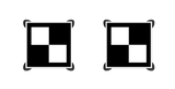 Autel Mitsubishi LDW Calibration Target Set CSC0601-22 (L-R) | Lane Departure Warning Camera Calibration Targets for ADAS Systems