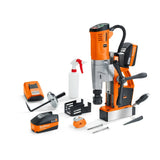 71700261090 FEIN AJMU 137 PMQW Cordless Magnetic Base Core Drill HighPower Li-Ion Batteries, Rapid Charger, Portable Metal Core Drilling Machine