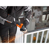 71200461090 FEIN CCG 18-125 BLPD 5 Inch Cordless Angle Grinder 18V Kit with HighPower Batteries, Rapid Charger, Tool Case, Metal Cutting & Grinding Tool