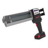 Powerpush by Meritool 7000-585-31 20V Cordless Two Component Dispenser, 585ml 3:1 Cartridge, 1400lb Thrust, 20V Lithium Battery, 7000 Series Adhesive Gun | SKU 7000-585-31
