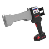 Powerpush by Meritool 7000 Series 20V Cordless Dispenser 300x300ml 1 Piece Cartridge Adhesive Sealant Caulking Gun Professional Battery Powered Applicator SKU: 7000-600T-11-20V-US