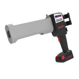 Powerpush by Meritool 7000 Series 300x300ml Aluminum Cartridge with Manifold 1:1 Cordless Two Component Adhesive Sealant Dispenser 20V 1600lb Force SKU: 7000-600D