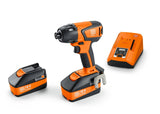 FEIN 71150761090 ASCD 18-200 W4 18V Cordless Impact Wrench Driver Kit with 2 Li-Ion Batteries & Rapid Charger – High Torque Professional Power Tool for Automotive & Construction Use