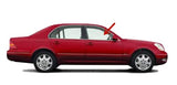 Passenger Right Side Front Door Window Door Glass Compatible with Lexus LS430 2001-2006 Models