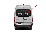 Non-Heated Clear Back Window Back Glass Passenger Right Side No Wiper Hole Style Compatible with Mercedes Benz Sprinter 1500 2500 3500 2019-2022 Models