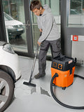 FEIN 92036060990 Turbo II HEPA Wet Dry Dust Extractor Vacuum with HEPA Filter Professional Jobsite Vacuum Cleaner for Dust Collection and Workshop Cleaning
