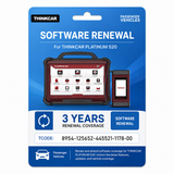 Thinkcar PLATINUM S20 3-Year Passenger Vehicle Software Renewal – T-Code
