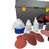 Delta Kits ClearPro PLUS Professional Headlight Restoration Kit – 120V Griot’s G8 Random Orbital Sander, Infinity Water-Based Headlight Coating, Complete Sanding & Polishing System for Restoring 60+ Headlights