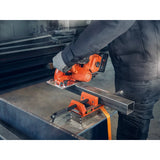 FEIN 71360462090 F-IRON Cut 57 AS 18V Cordless Metal Circular Saw Kit – Compact 6 Inch Metal Cutting Circular Saw with 2 CORE 8.0Ah Batteries & Rapid Charger