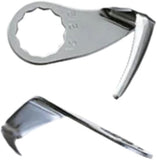 Fein U-Shaped Cutting Blade for Glass Removal Behind the Hood - Reinforced Design for Smooth, Clean Cuts on Cordless MultiMaster Tools, 1-1/2" Blade Length, 2-Pack - 63903212018