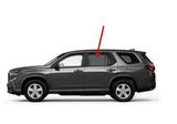 Tempered Driver Left Side Rear Door Window Door Glass Compatible with Honda Pilot 2023-2024 Models