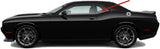 Driver Left Side Quarter Window Quarter Glass Compatible with Dodge Challenger 2 Door Coupe 2008-2022 Models