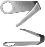 Fein U-Shaped Cutting Blade for Glass Removal Behind The Hood - Reinforced Design for Smooth, Clean Cuts on Cordless MultiMaster Tools, 2-1/4" Blade Length, 2-Pack - 63903157011