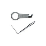 Fein L-Shaped Cutting Blade for Precision Work - Serrated Design for Smooth, Clean Cuts on Cordless MultiMaster Tools, 1-1/2" Blade Length, 2-Pack - 63903209014