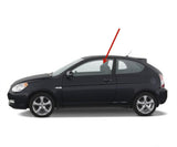 Driver Left Side Door Window Door Glass Compatible with Hyundai Accent 2 Door Hatchback 2007-2011 Models