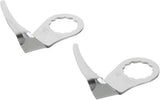 Fein U-Shaped Cutting Blade for Glass Removal Behind the Hood - Reinforced Design for Smooth, Clean Cuts on Cordless MultiMaster Tools, 1-1/2" Blade Length, 2-Pack - 63903212018