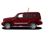 Driver Left Side Rear Door Window Door Glass Compatible with Jeep Commander 2006-2011 Models