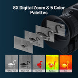 TS005 Advanced Thermal Monocular – 35mm Adjustable Lens, 384x288 IR Resolution, Extended-Range Detection for Wildlife, Search & Rescue, and Outdoor Professionals