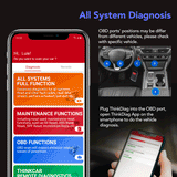 ThinkCar ThinkDiag - OE Level Diagnostic Tools OBD2 Scanner Bluetooth, All System Bi-Directional Scan Tool OE Level Diagnostic Tools