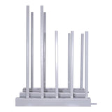 Groves 4pak 5" L Multi-Purpose Glass Storage System for Wood-Case, connector tube, racks.