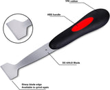 RXZ-131 BOUSH Windshield Urethane Scraper Tool Kit | Universal Car Glass Removal Tool Kit | Windshield Removal Kit with 3 Interchangeable Blades | Professional-Grade Auto Glass Removal Tool Set