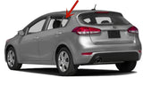 Driver Left Side Rear Vent Window Vent Glass Compatible with Kia Forte5 4 Door Hatchback 2014-2018 Models