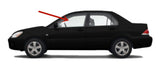 Driver Left Side Front Door Window Door Glass Compatible with Mitsubishi Lancer 2002-2007 Models