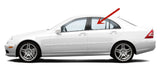 Driver Left Side Rear Door Window Door Glass Compatible with Mercedes Benz C230 C240 C320 C32AMG C55AMG 4 Door Sedan 2001-2005 Models