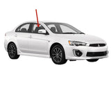 Passenger Right Side Front Door Window Door Glass Compatible with Mitsubishi Lancer 2008-2018 Models