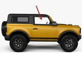OEM Tempered Passenger Right Side Door Window Door Glass Compatible with Ford Bronco 2021-2023 2 Door Models