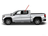 Driver Left Side Rear Door Window Door Glass Compatible with GMC Sierra/Chevrolet Silverado 1500 4 Door Crew Cab 2019-2022 Models