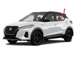 Driver Left Side Rear Vent Window Vent Glass Compatible with Nissan Kicks 2017-2021 Models