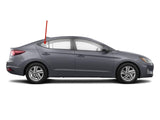 Passenger Right Side Rear Vent Window Vent Glass Compatible with Hyundai Elantra 4 Door Sedan 2017-2020 Models