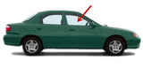 Passenger Right Side Front Door Window Door Glass Compatible with Kia Spectra 2000-2004 4 Door Hatchback Models/4 Door Sedan 2000-2003 Models/ 4 Door Sedan 1.8L Eng 2004 Models