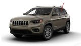 Driver Left Side Rear Door Window Door Glass Compatible with Jeep Cherokee 2014-2021 Models