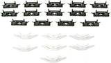 Precision Windshield Auto Glass Molding Clip Kit – Replacement Clips for Mazda – Fits Model 323, Part Number 323-PCK-502-86