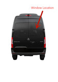 Heated Back Window Back Glass Passenger Right Side No Wiper Hole Style Compatible with Mercedes Benz Sprinter 1500 2500 3500 2019-2022 Models