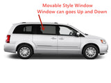 Movable Passenger Right Side Rear Sliding Cargo Door Window Door Glass Compatible with Volkswagen Routan Mini Van 2009-2012 Models