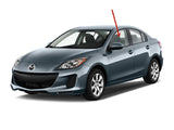 Driver Left Side Front Door Window Door Glass Compatible with Mazda 3 2010-2013 Models