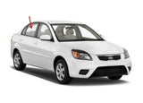 Passenger Right Side Rear Door Window Door Glass Compatible with Kia Rio 4 Door Sedan 2006-2011 Models